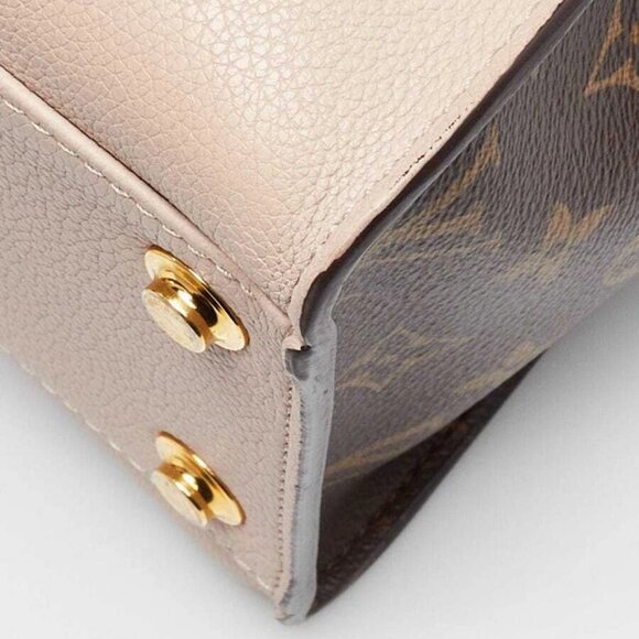 Louis Vuitton Greige Nappa Leather On My Side MM Bag - Picture 4 of 12